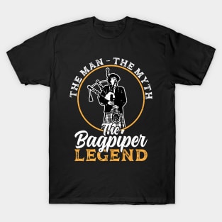 The Bagpiper Legend - Bagpiping T-Shirt